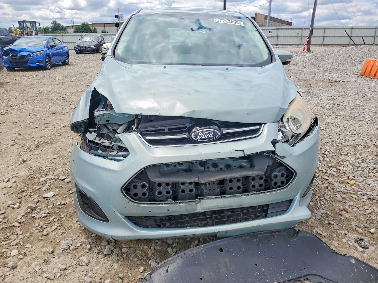 2013 Ford C-max Se Turquoise vin: 1FADP5AU0DL513139