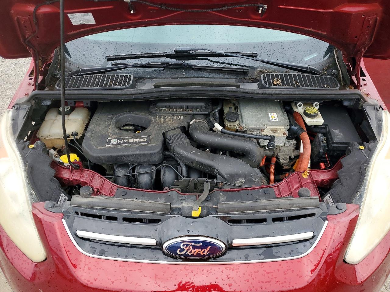 2013 Ford C-max Se Red vin: 1FADP5AU0DL517000