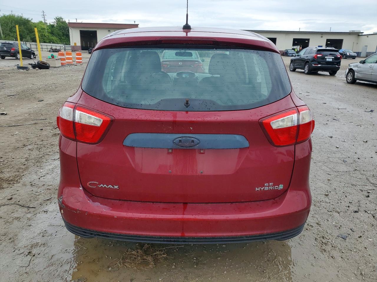 2013 Ford C-max Se Red vin: 1FADP5AU0DL517000
