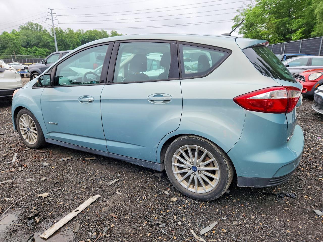 2013 Ford C-max Se Turquoise vin: 1FADP5AU0DL517076