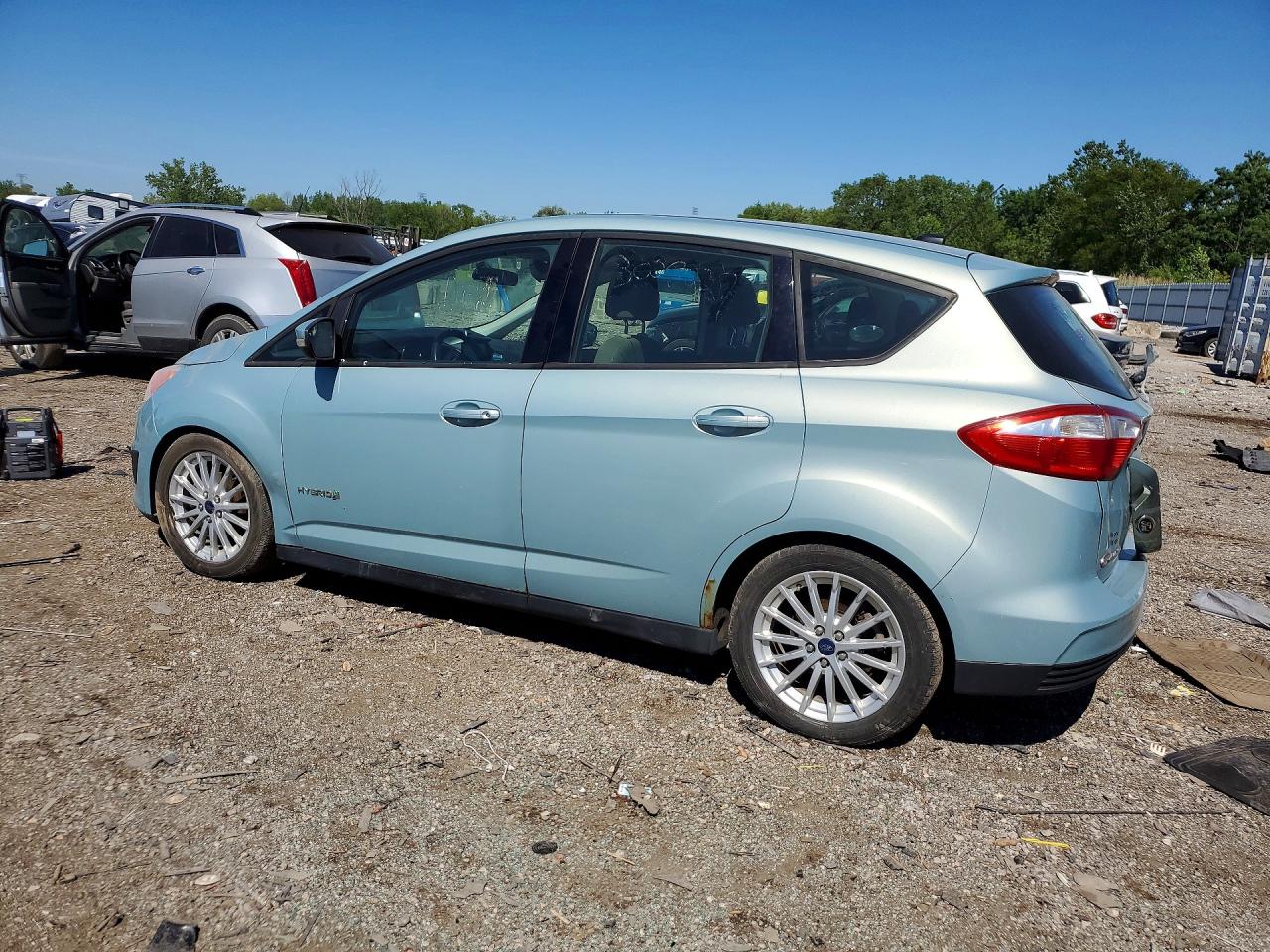 2013 Ford C-max Se Blue vin: 1FADP5AU0DL517398