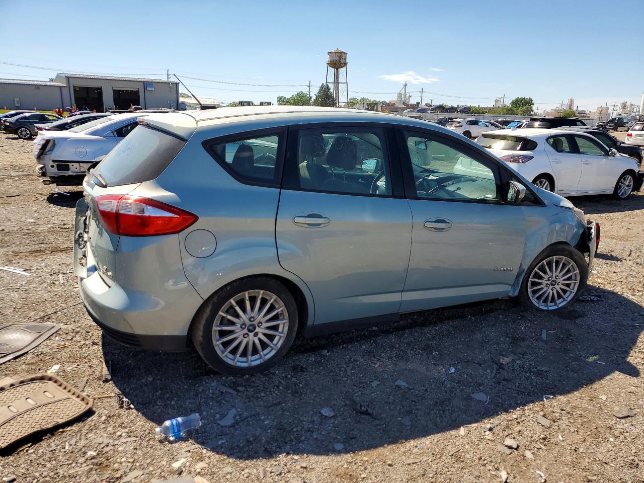 2013 Ford C-max Se Blue vin: 1FADP5AU0DL517398