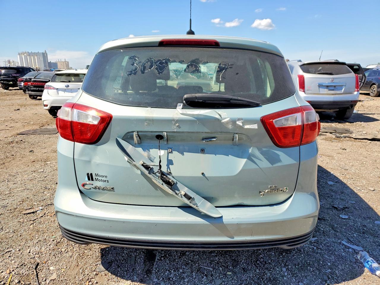 2013 Ford C-max Se Blue vin: 1FADP5AU0DL517398