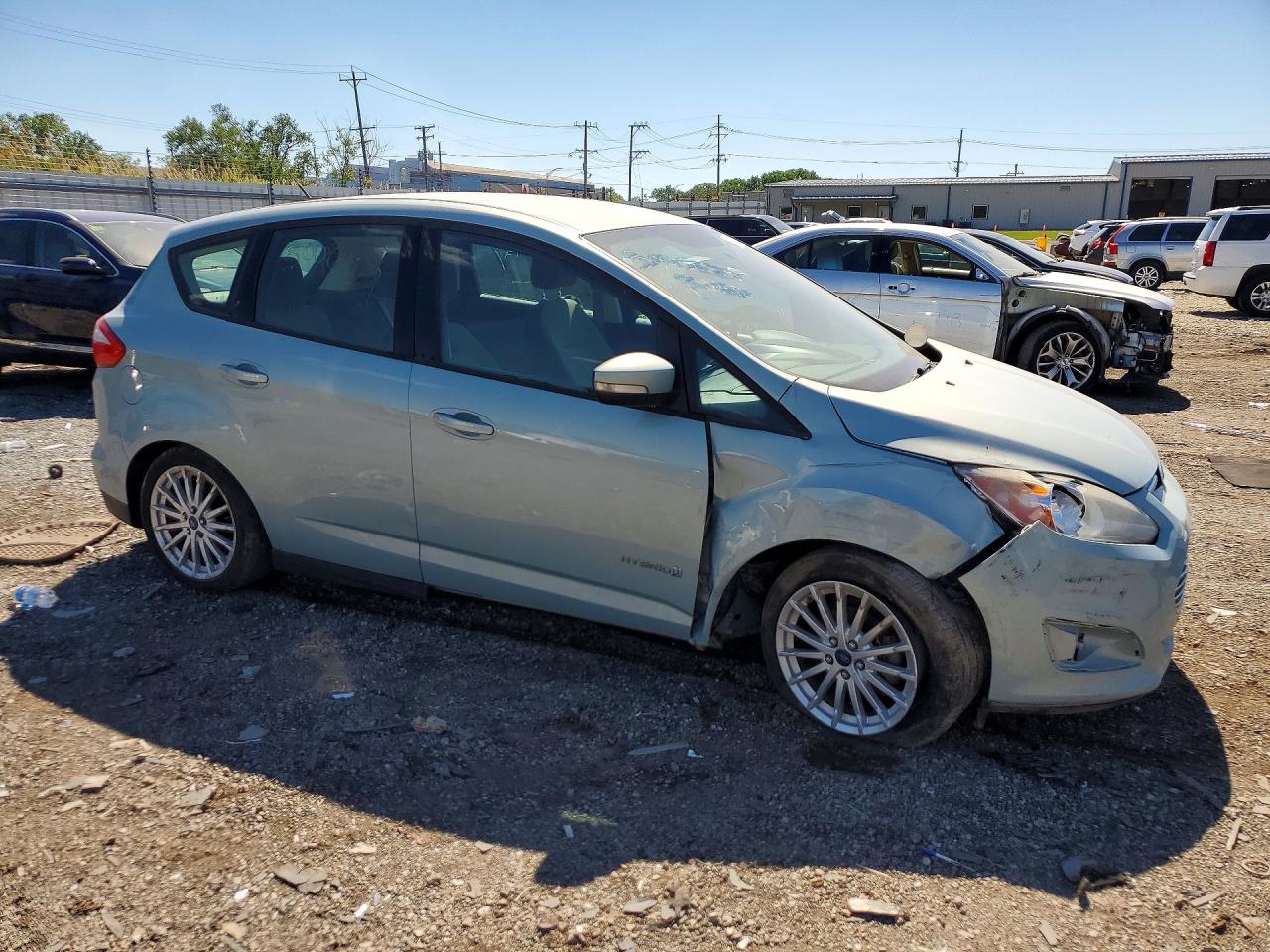 2013 Ford C-max Se Blue vin: 1FADP5AU0DL517398