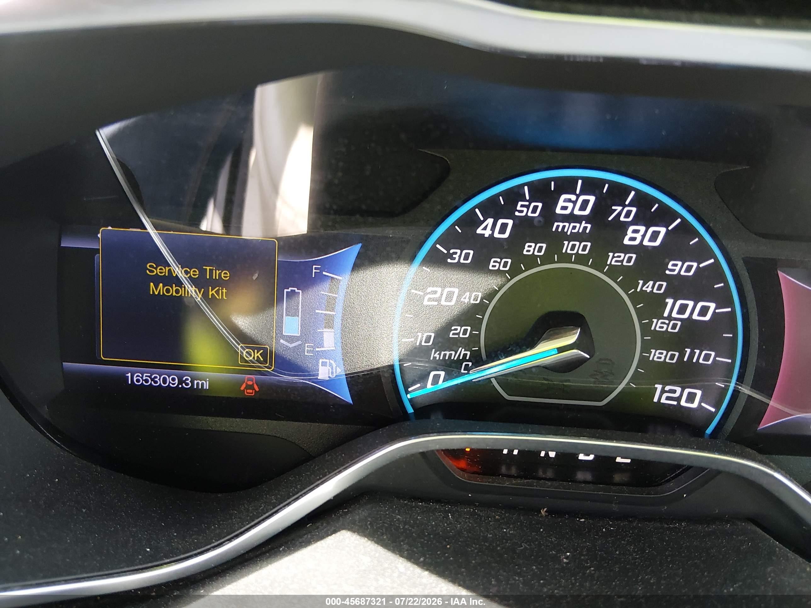 2013 Ford C-max Hybrid Se Light Blue vin: 1FADP5AU0DL520950
