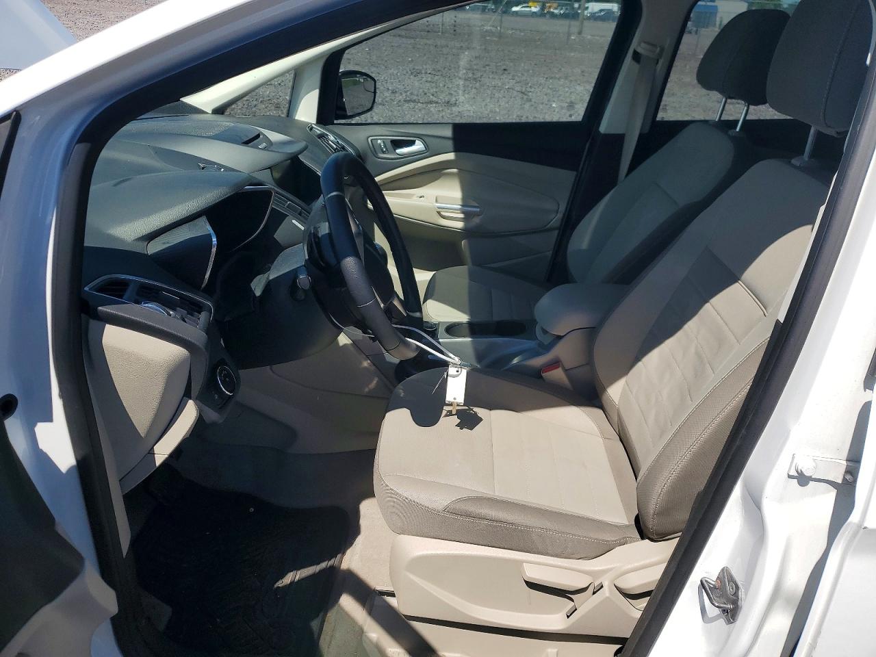 2013 Ford C-max Se White vin: 1FADP5AU0DL527817