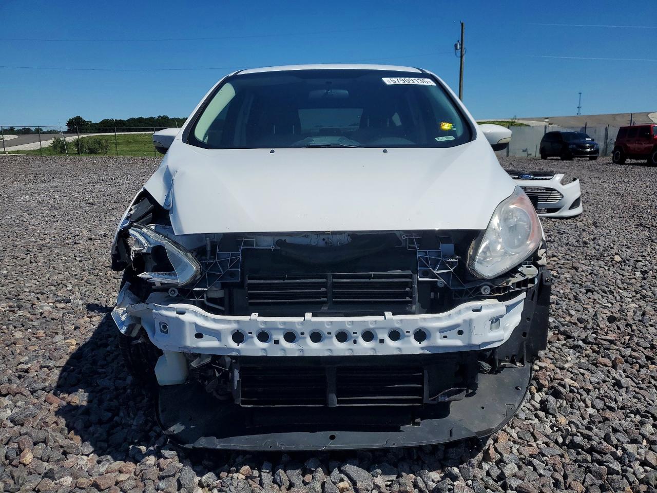 2013 Ford C-max Se White vin: 1FADP5AU0DL527817
