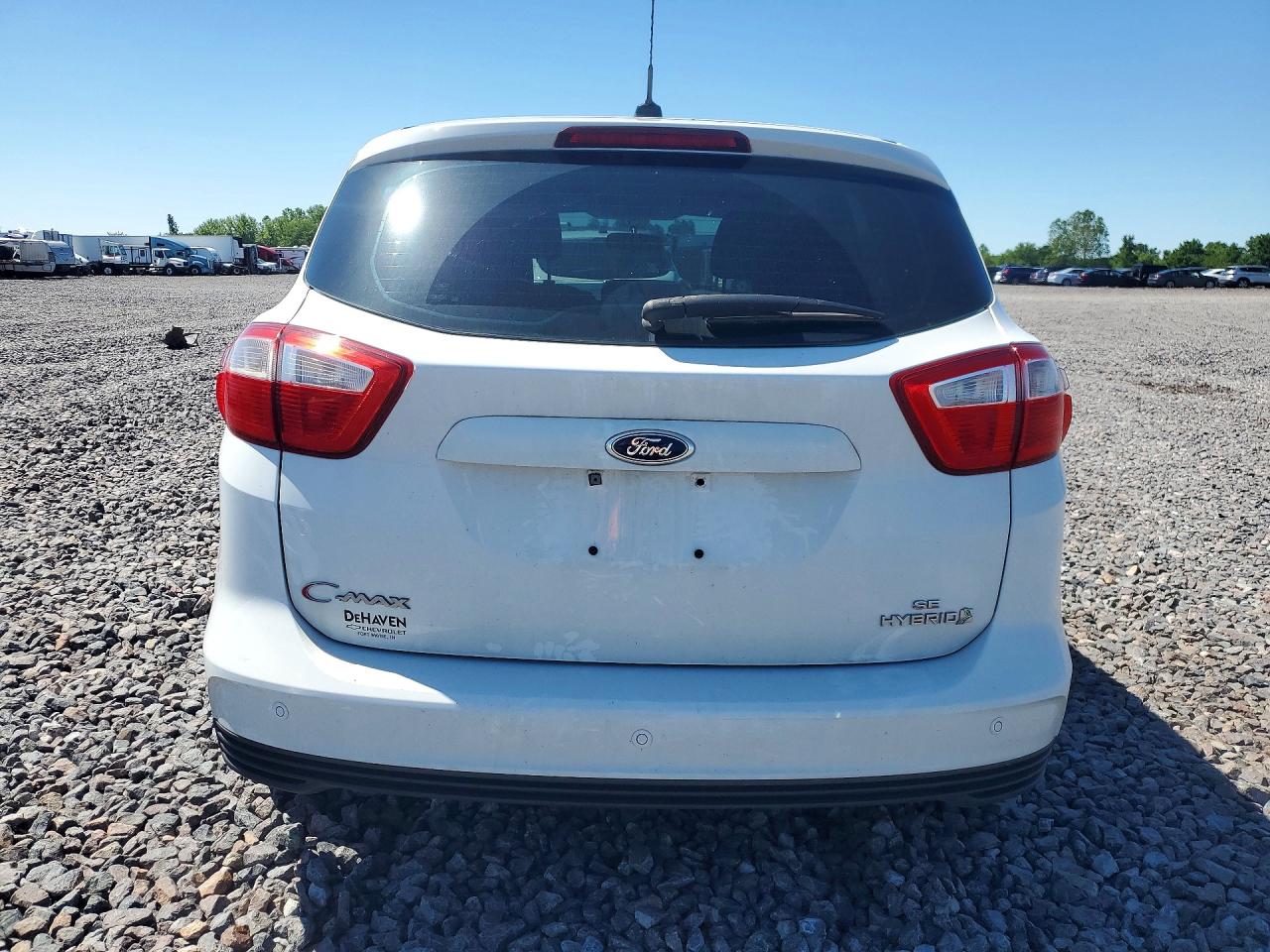 2013 Ford C-max Se White vin: 1FADP5AU0DL527817