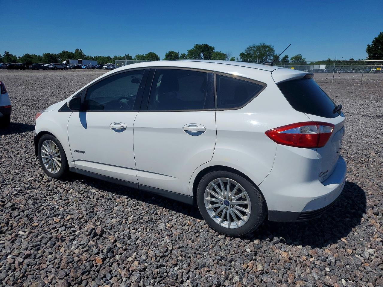 2013 Ford C-max Se White vin: 1FADP5AU0DL527817