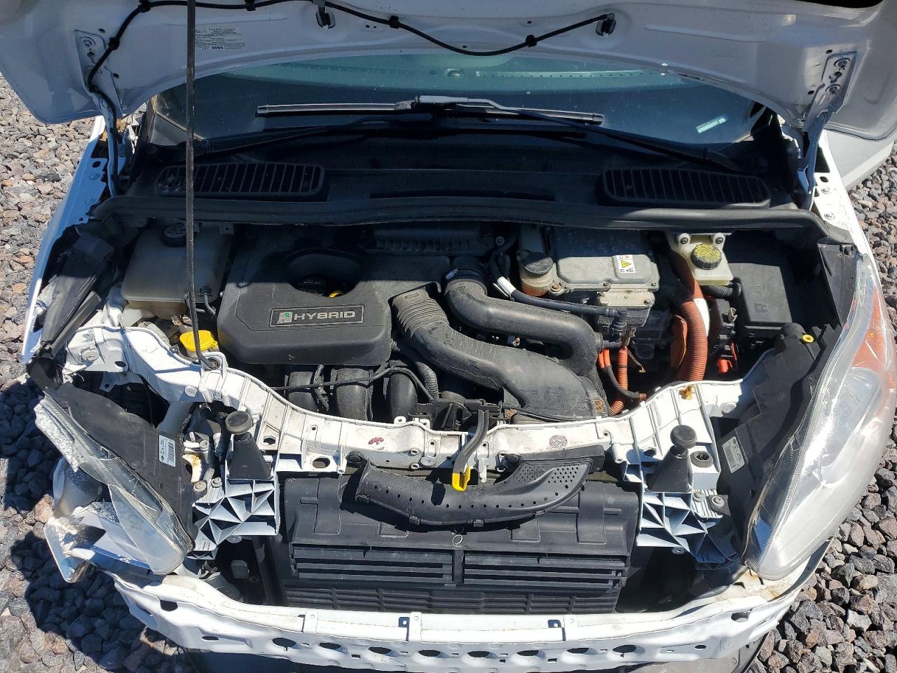 2013 Ford C-max Se White vin: 1FADP5AU0DL527817