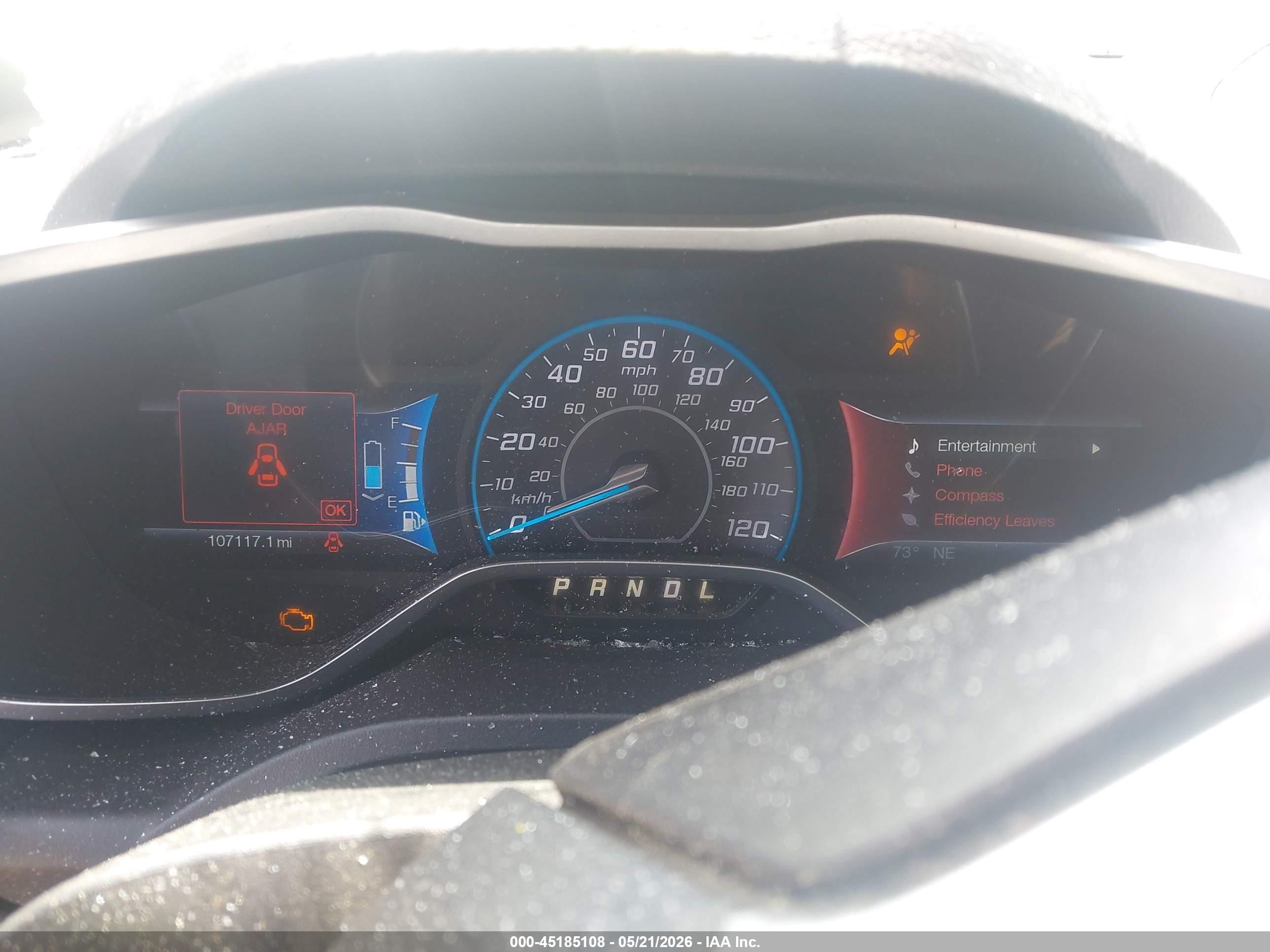 2013 Ford C-max Hybrid Se Красный vin: 1FADP5AU0DL529230