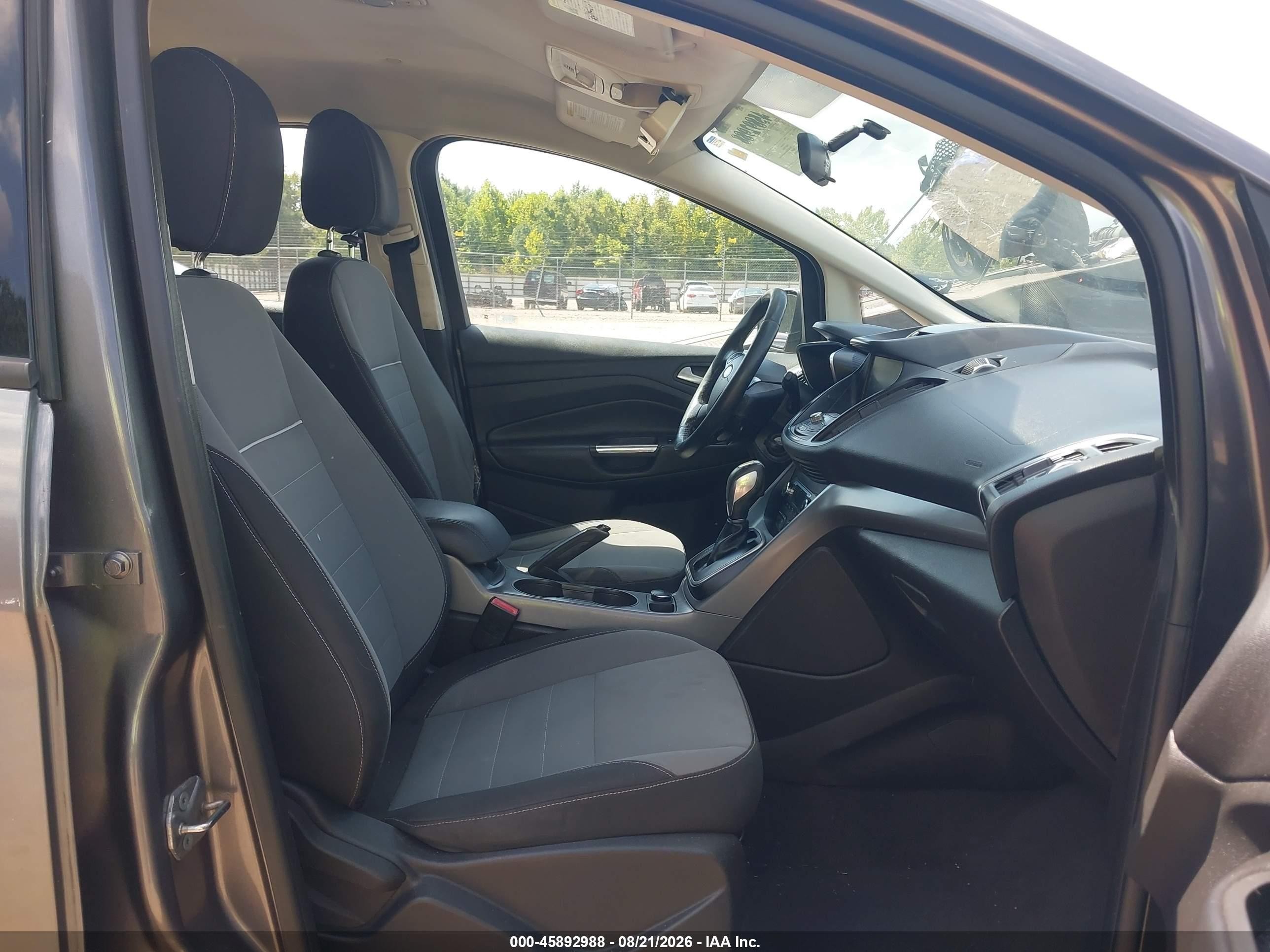 2013 Ford C-max Hybrid Se Gray vin: 1FADP5AU0DL535934