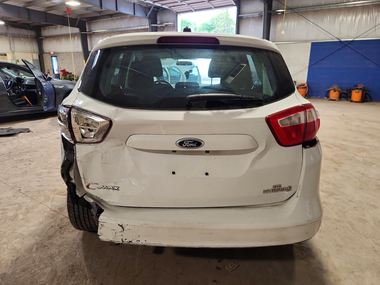 2013 Ford C-max Se White vin: 1FADP5AU0DL536162