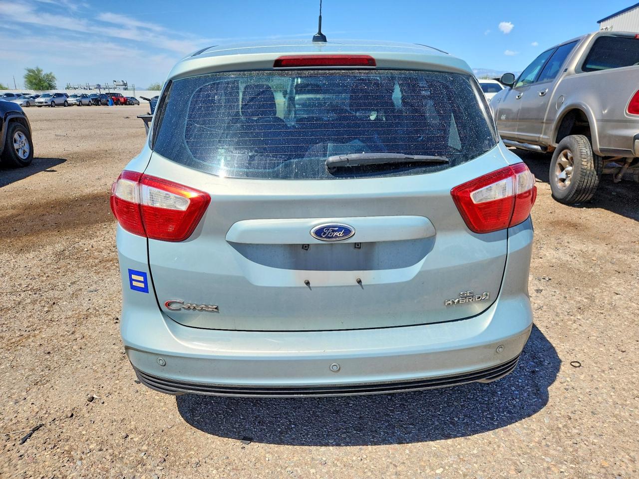 2014 Ford C-max Se Green vin: 1FADP5AU0EL507973