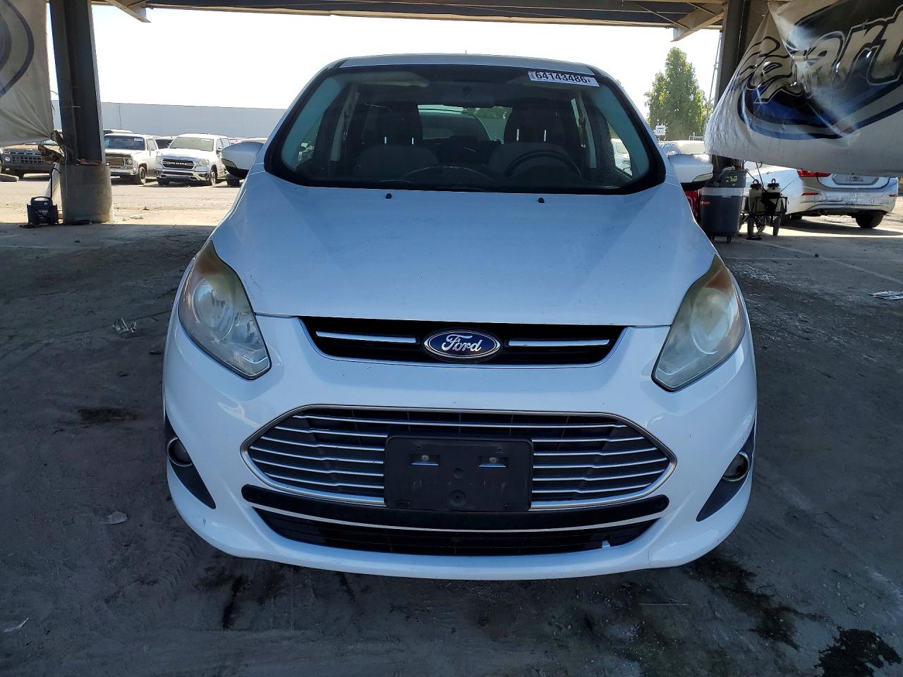 2014 Ford C-max Se White vin: 1FADP5AU0EL512963