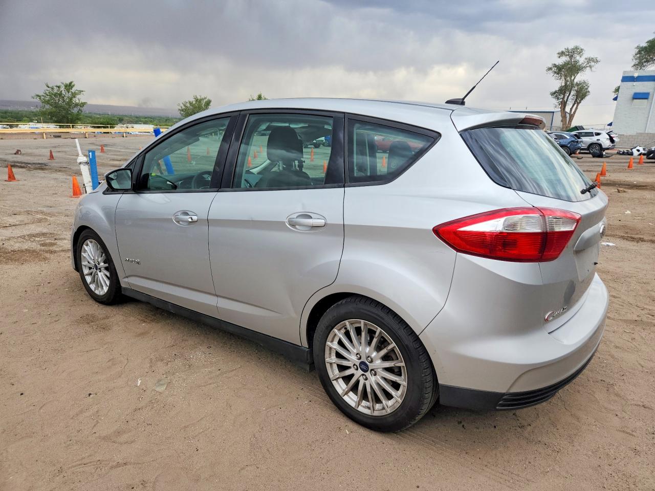2015 Ford C-max Se Silver vin: 1FADP5AU0FL118378