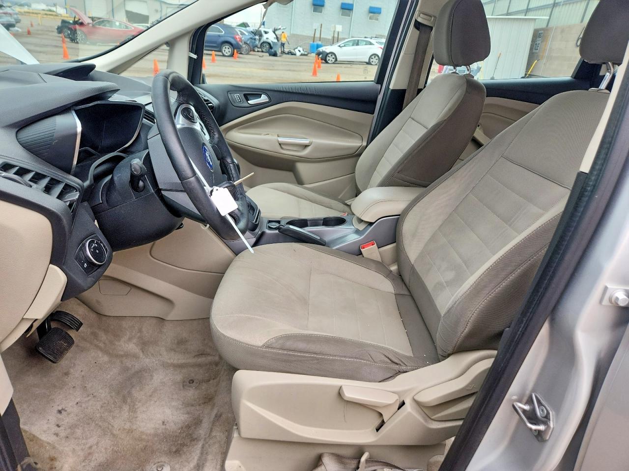 2015 Ford C-max Se Silver vin: 1FADP5AU0FL118378