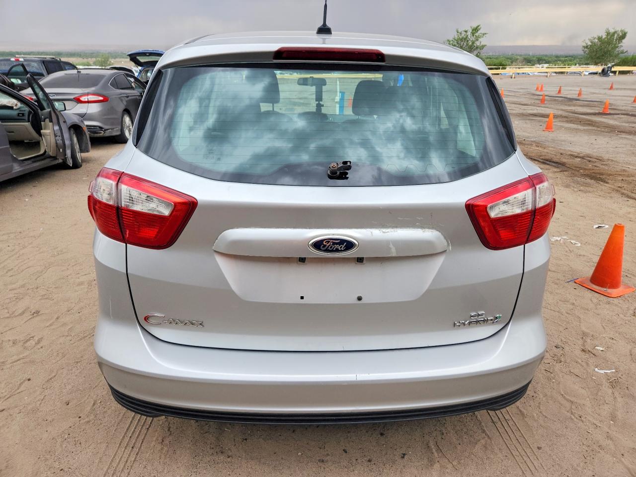 2015 Ford C-max Se Silver vin: 1FADP5AU0FL118378