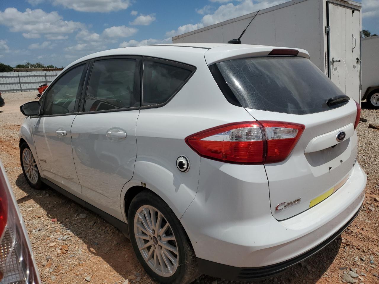 2015 Ford C-max Se White vin: 1FADP5AU0FL123595