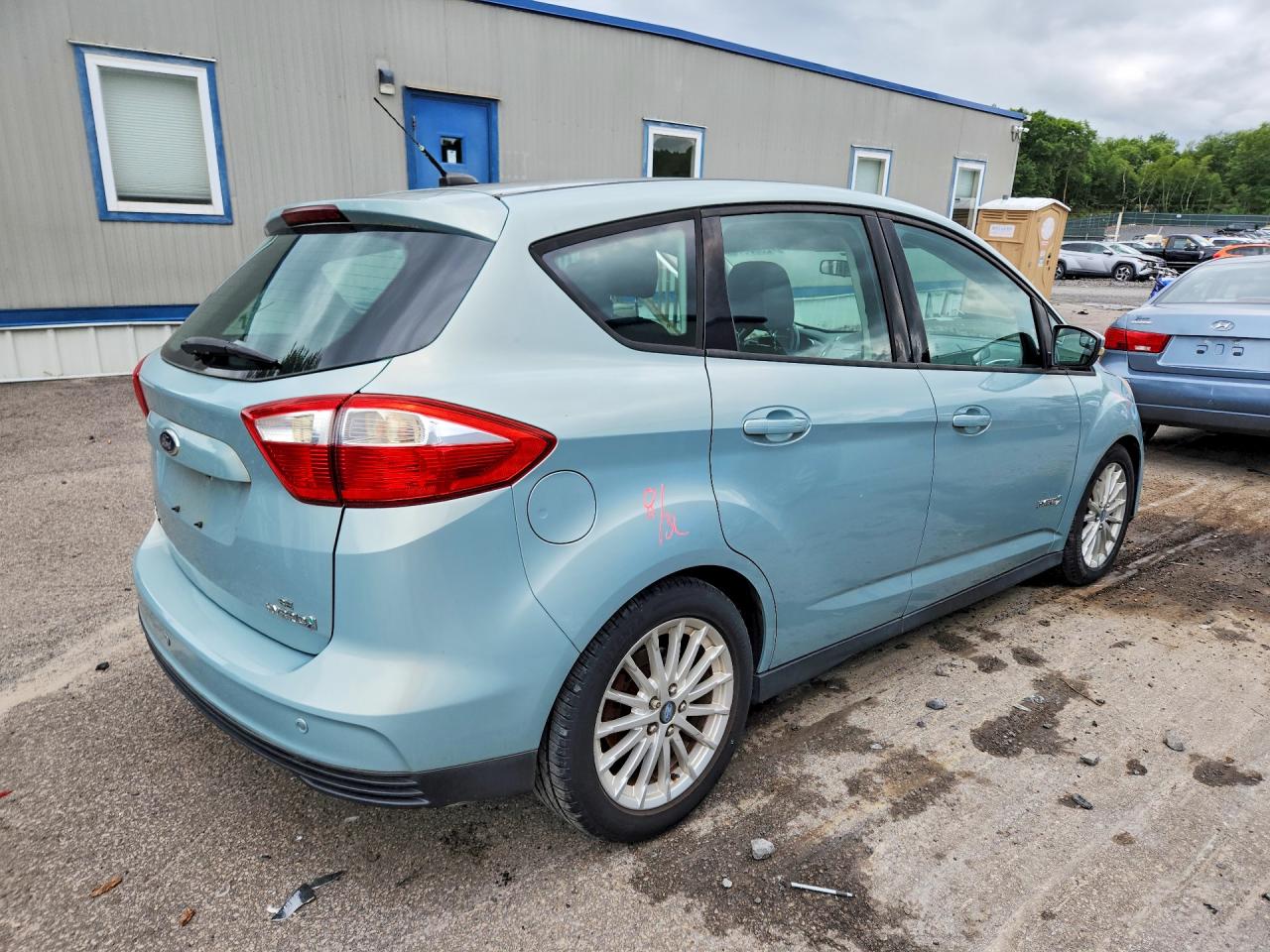 2013 Ford C-max Se Blue vin: 1FADP5AU1DL501419