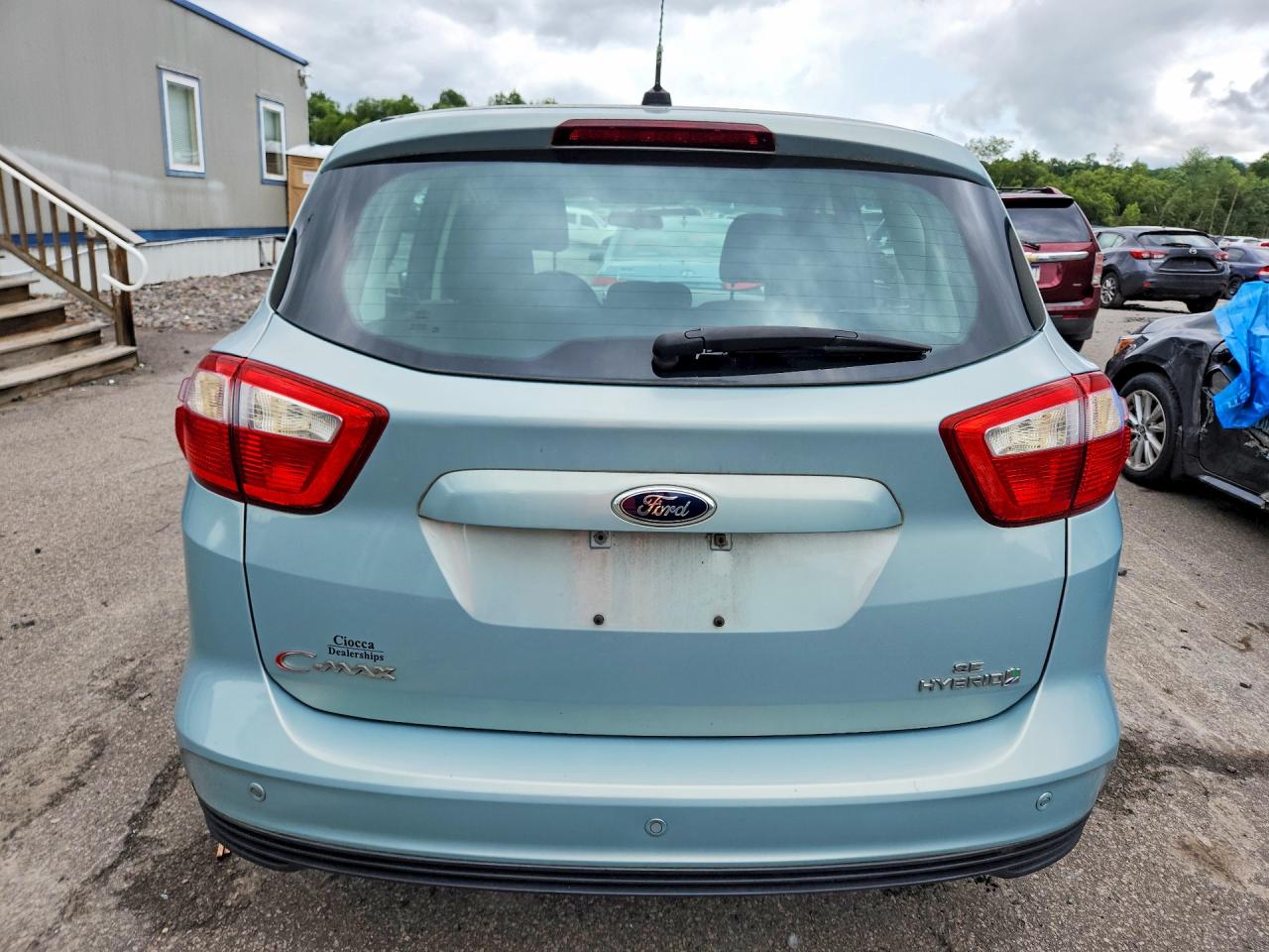 2013 Ford C-max Se Blue vin: 1FADP5AU1DL501419