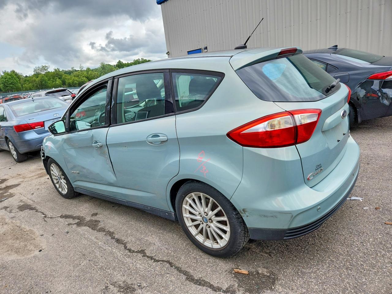 2013 Ford C-max Se Blue vin: 1FADP5AU1DL501419