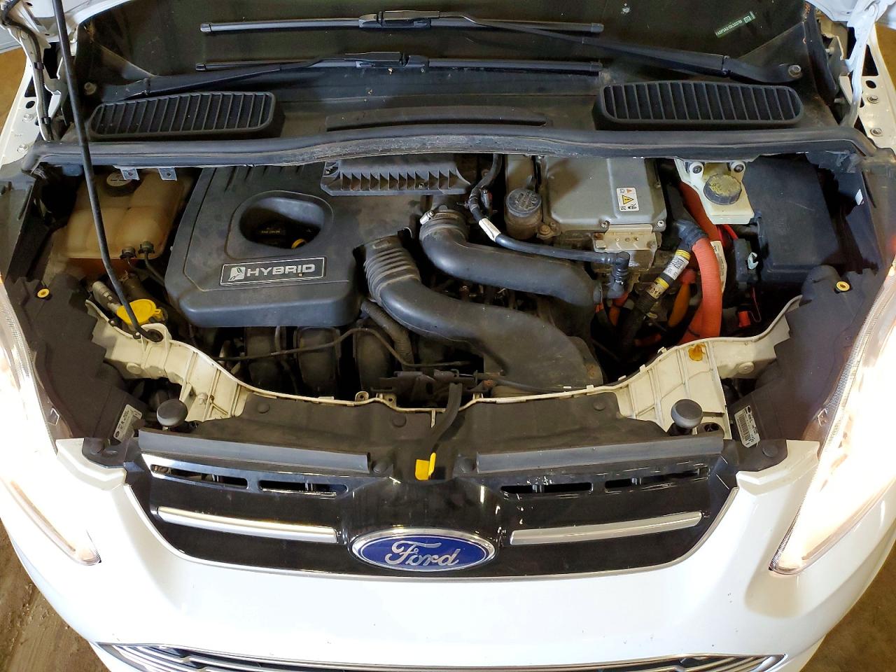 2013 Ford C-max Se Белый vin: 1FADP5AU1DL533786