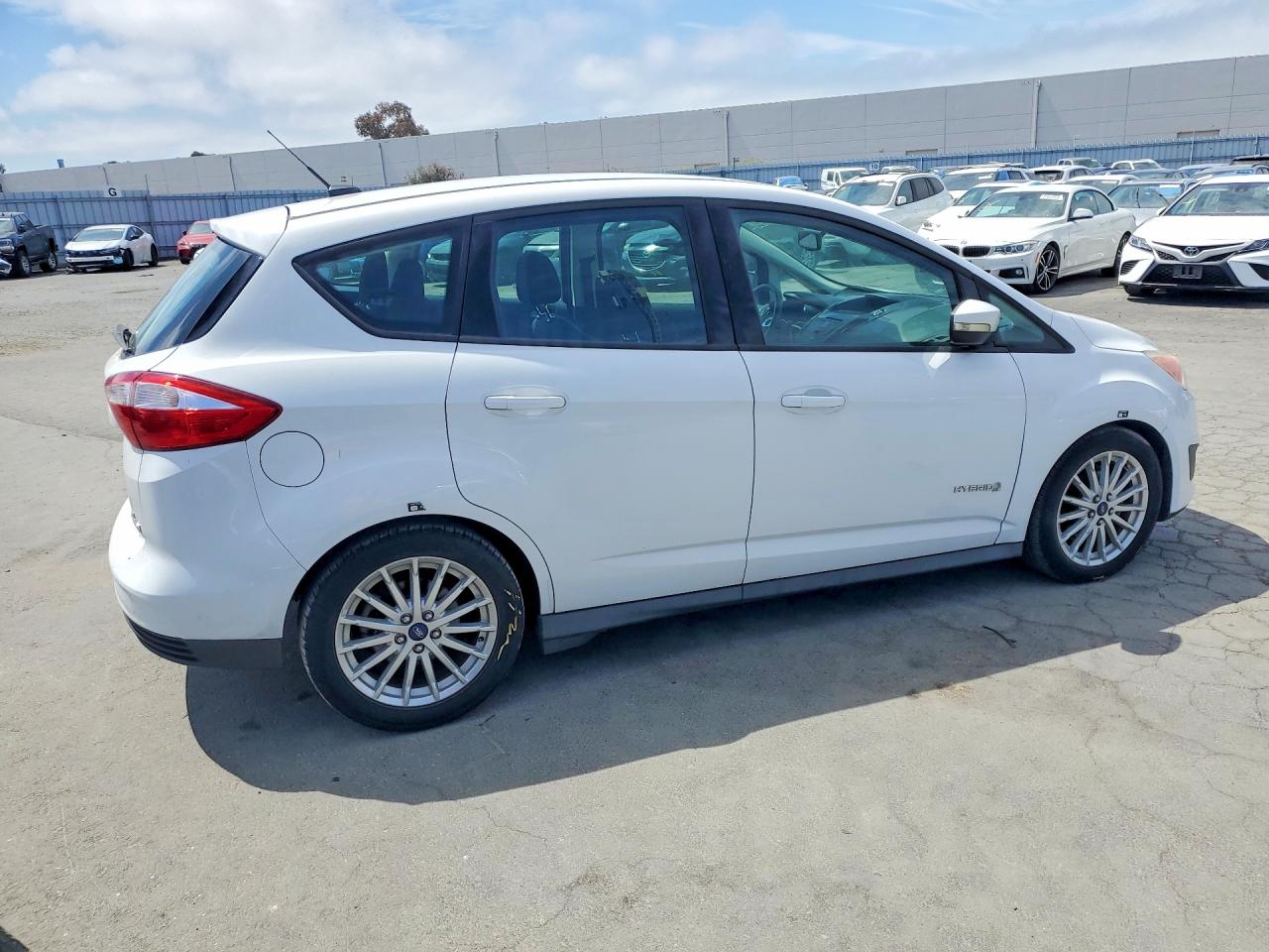 2015 Ford C-max Se White vin: 1FADP5AU1FL101167