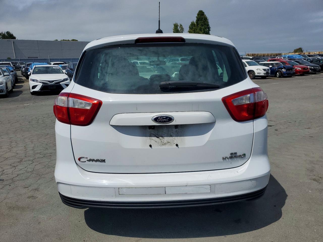 2015 Ford C-max Se White vin: 1FADP5AU1FL101167