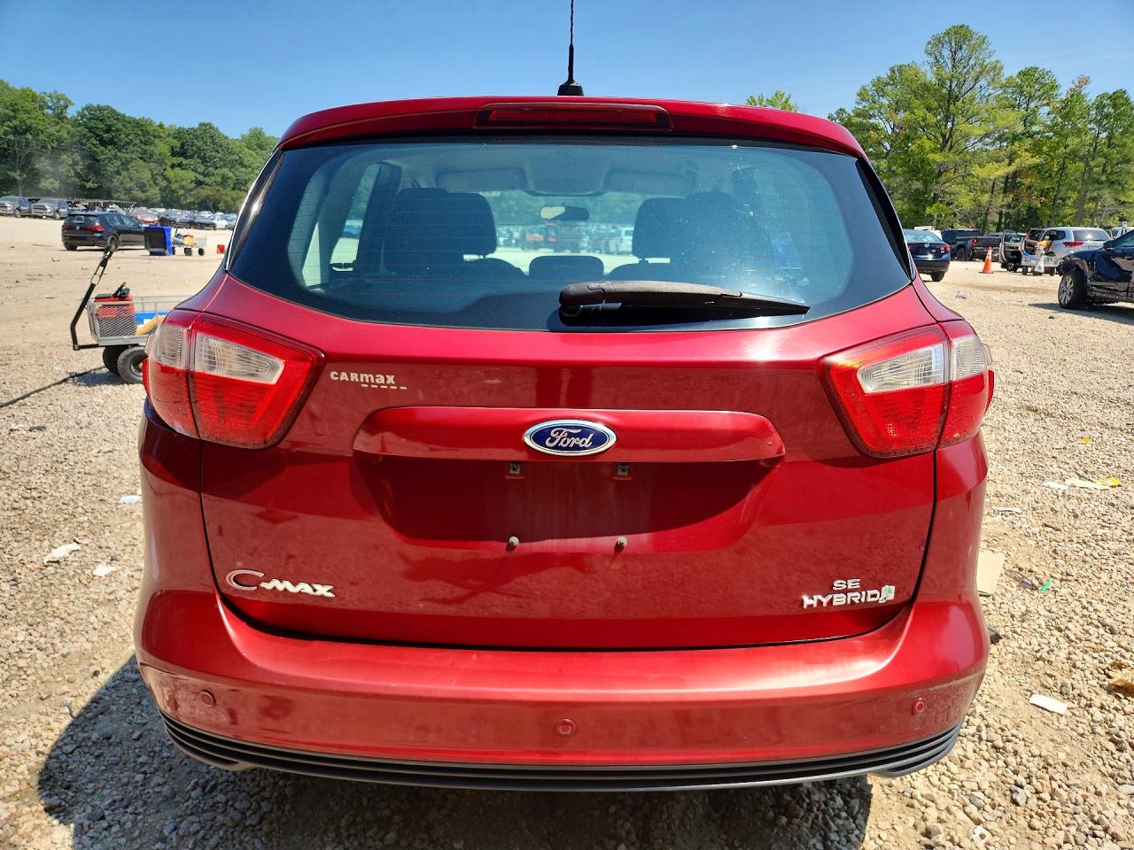 2015 Ford C-max Se Burgundy vin: 1FADP5AU1FL105154