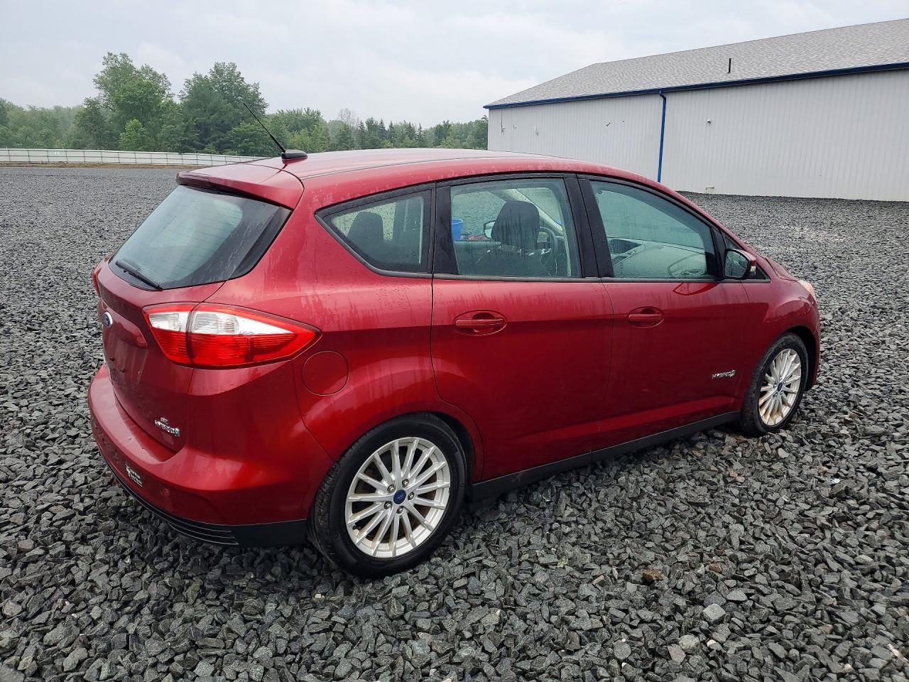 2015 Ford C-max Se Red vin: 1FADP5AU1FL108328