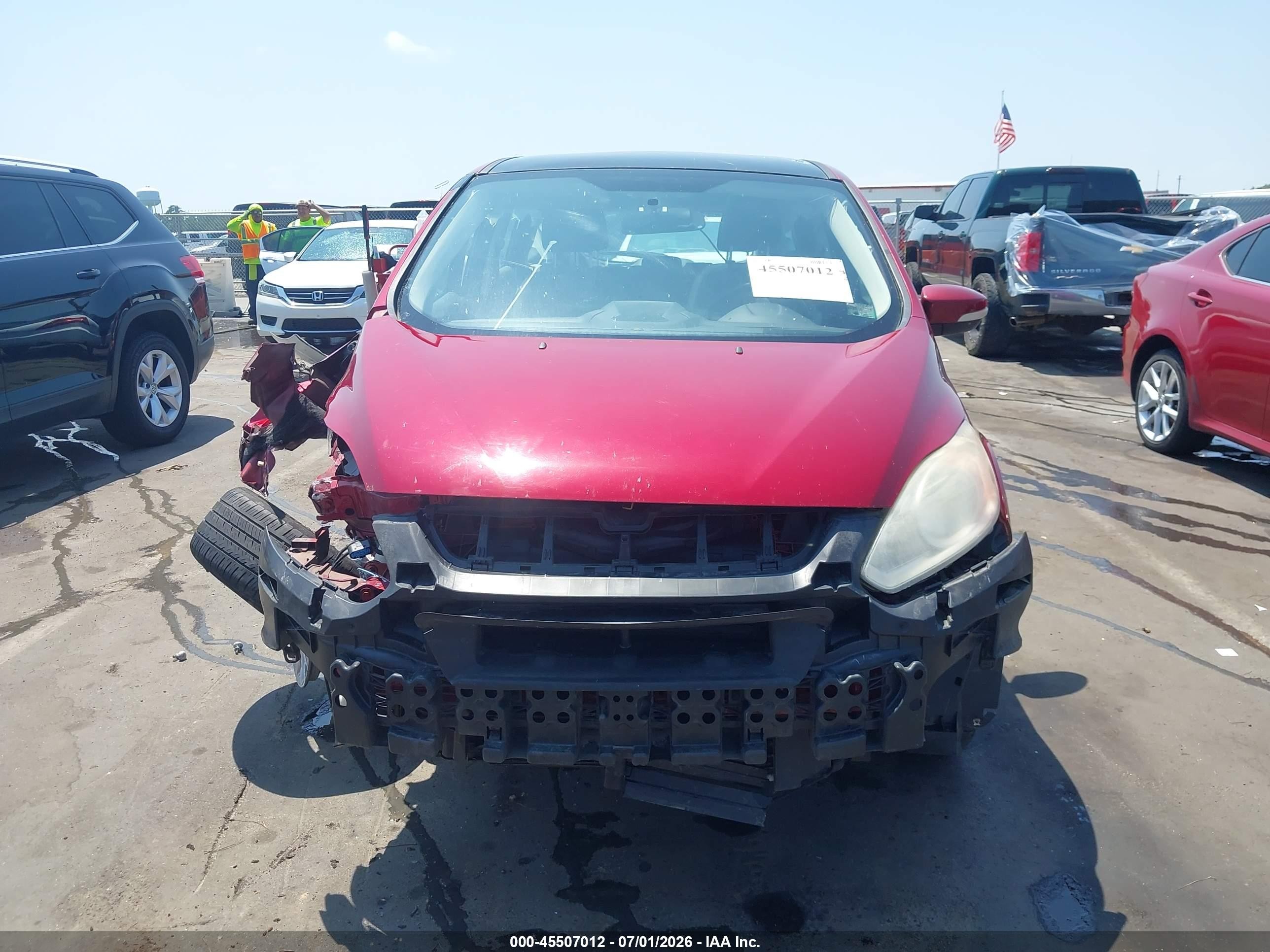 2013 Ford C-max Hybrid Se Maroon vin: 1FADP5AU2DL501252
