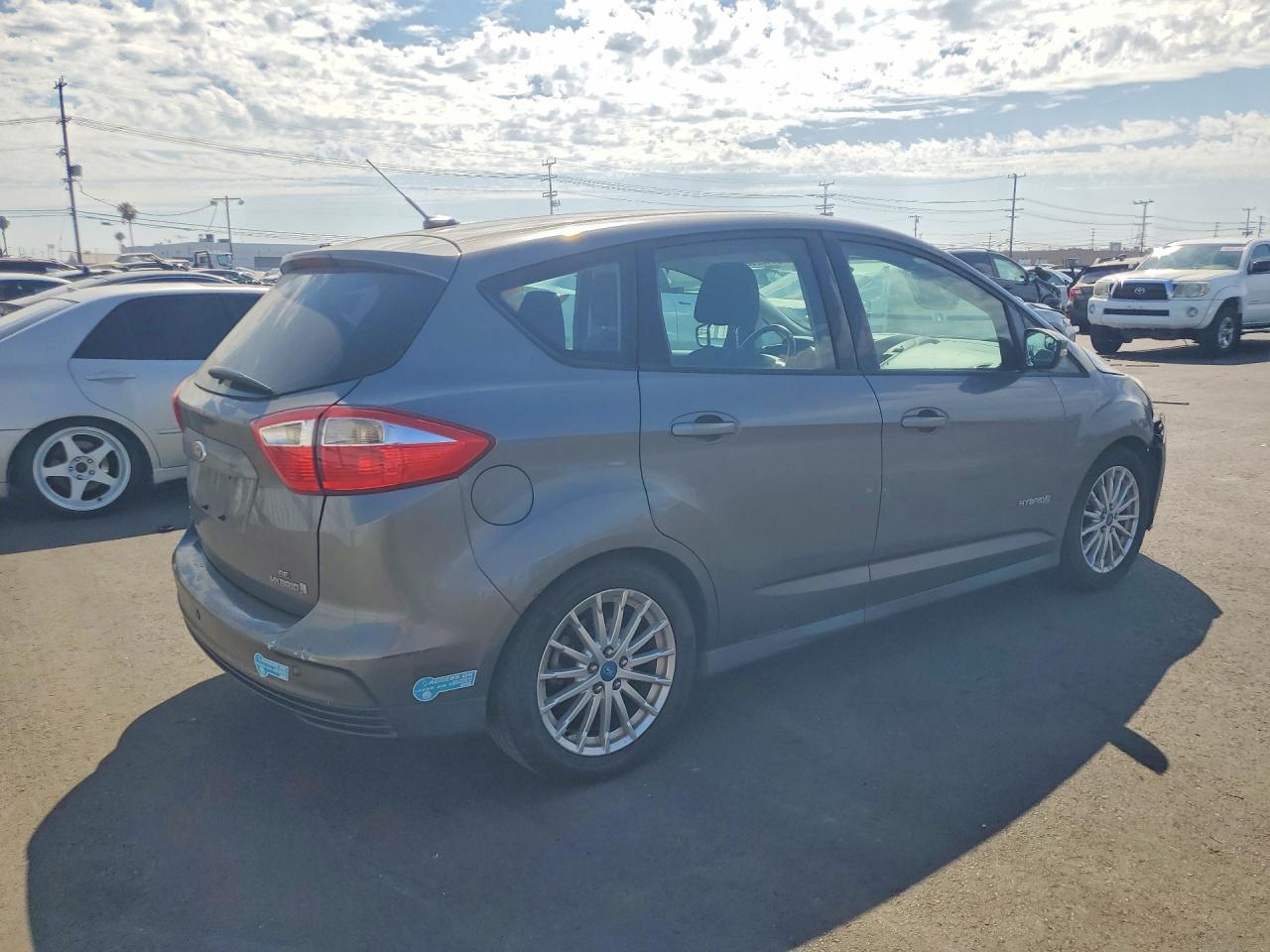 2013 Ford C-max Se Gray vin: 1FADP5AU2DL505575