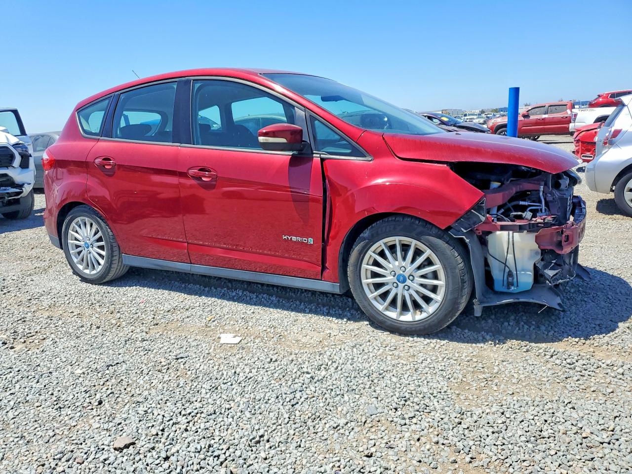 2013 Ford C-max Se Burgundy vin: 1FADP5AU2DL505639