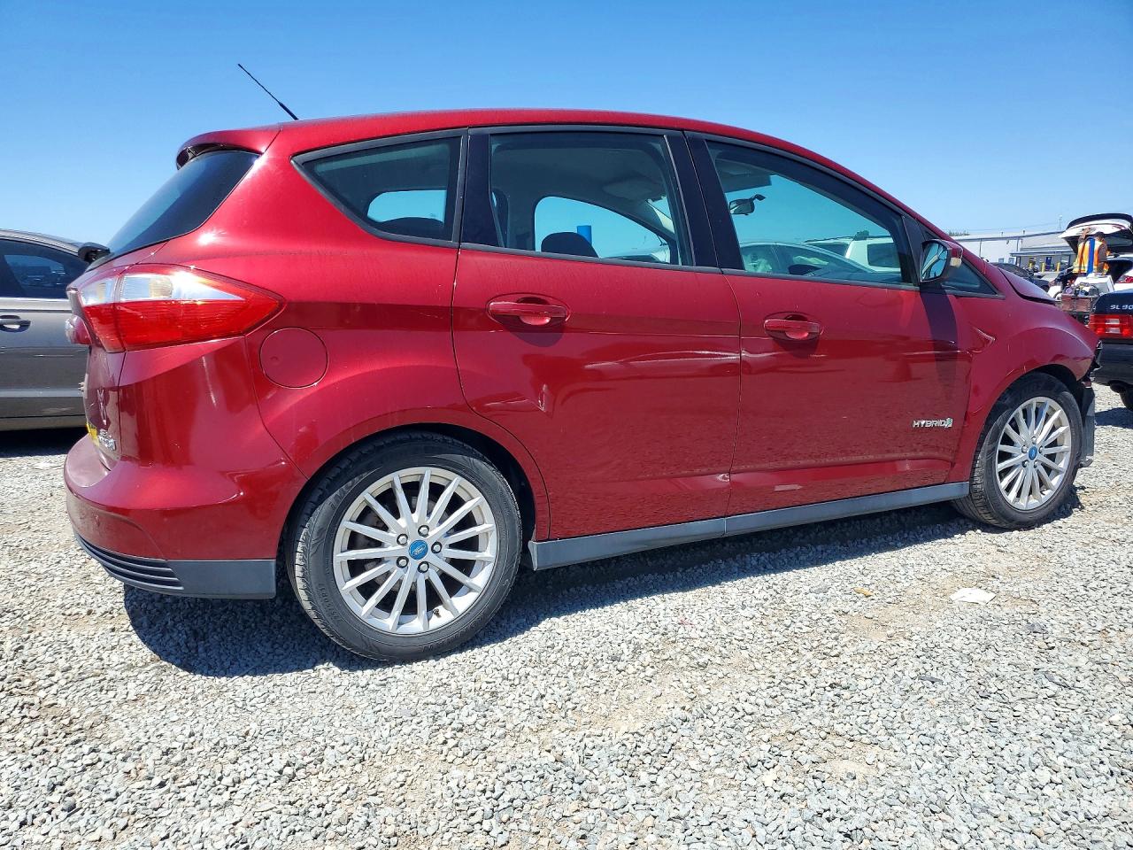 2013 Ford C-max Se Burgundy vin: 1FADP5AU2DL505639