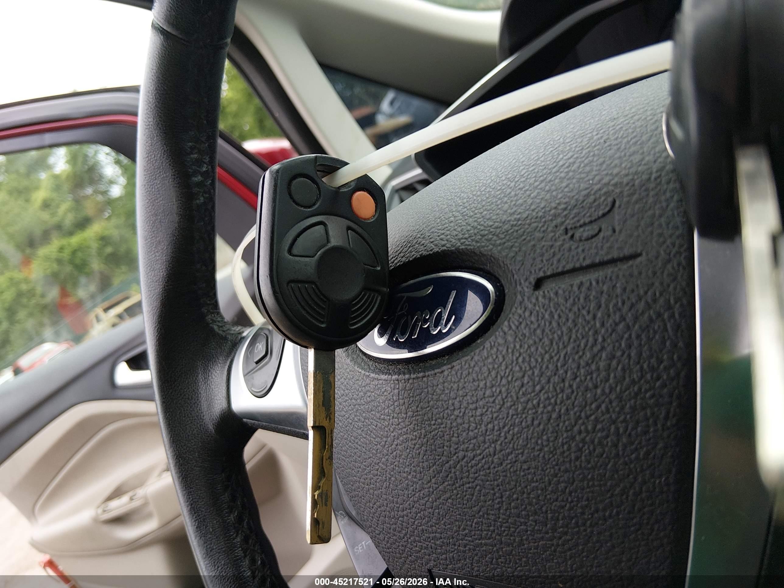 2013 Ford C-max Hybrid Se Red vin: 1FADP5AU2DL526801