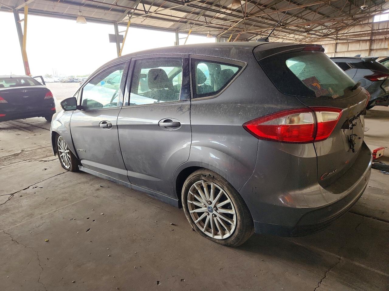 2013 Ford C-max Se Gray vin: 1FADP5AU2DL526815