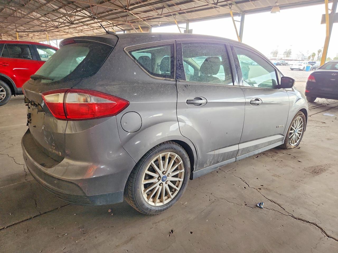 2013 Ford C-max Se Gray vin: 1FADP5AU2DL526815