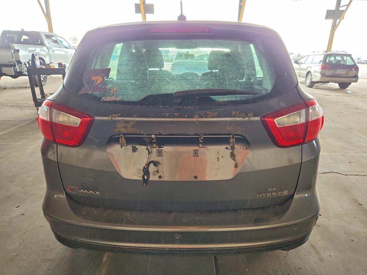 2013 Ford C-max Se Gray vin: 1FADP5AU2DL526815