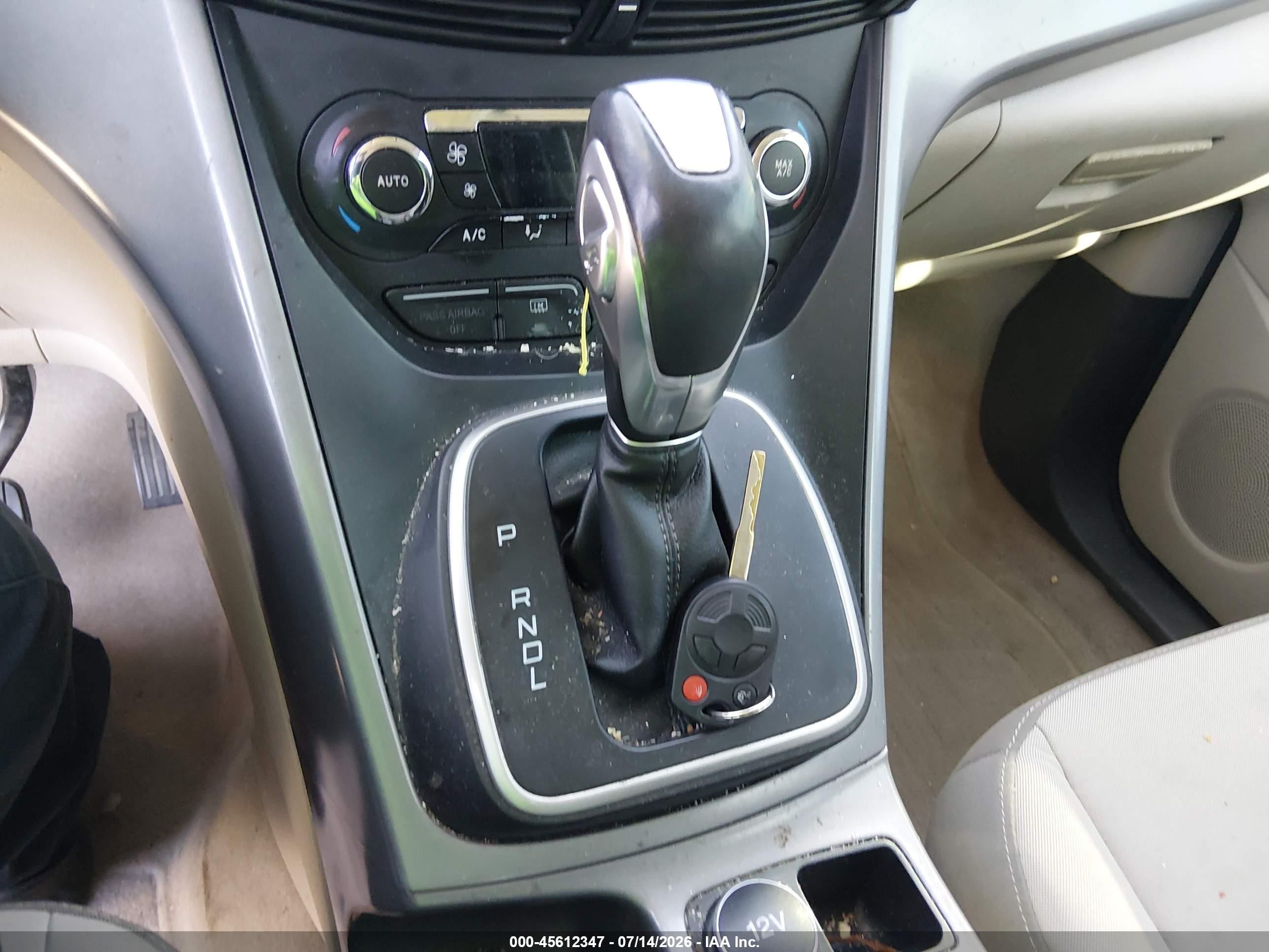 2013 Ford C-max Hybrid Se Gray vin: 1FADP5AU2DL536292