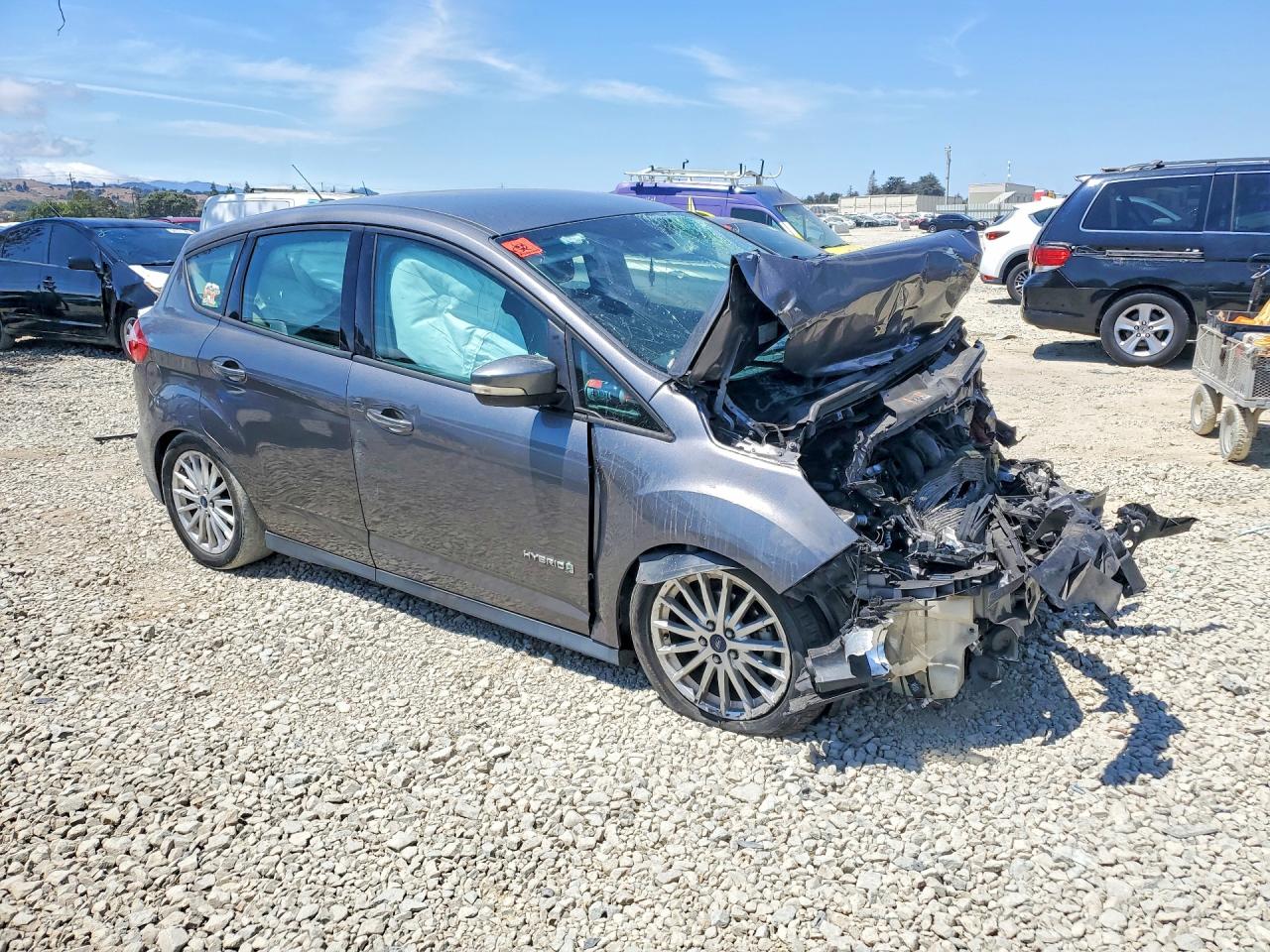 2013 Ford C-max Se Серый vin: 1FADP5AU2DL536342