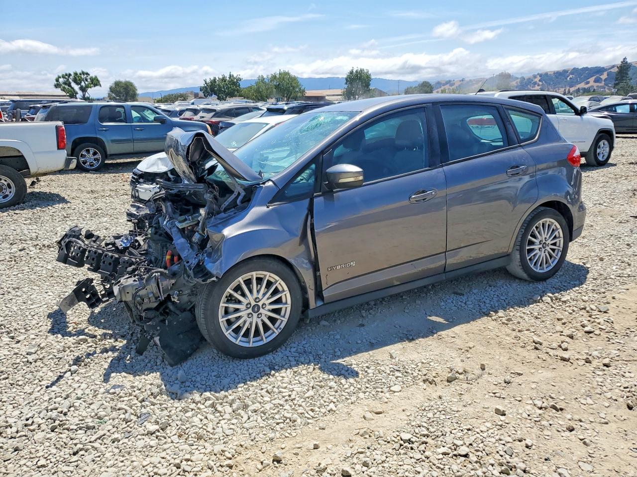 2013 Ford C-max Se Gray vin: 1FADP5AU2DL536342