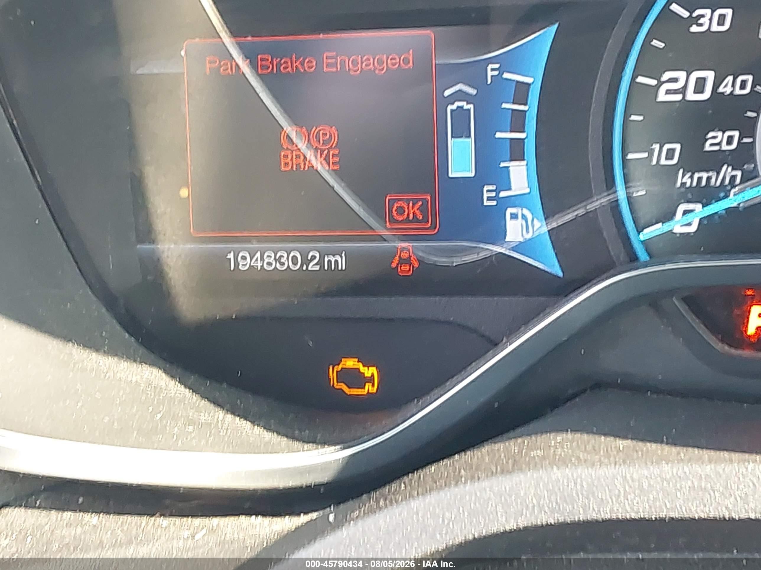 2013 Ford C-max Hybrid Se Light Blue vin: 1FADP5AU2DL539516