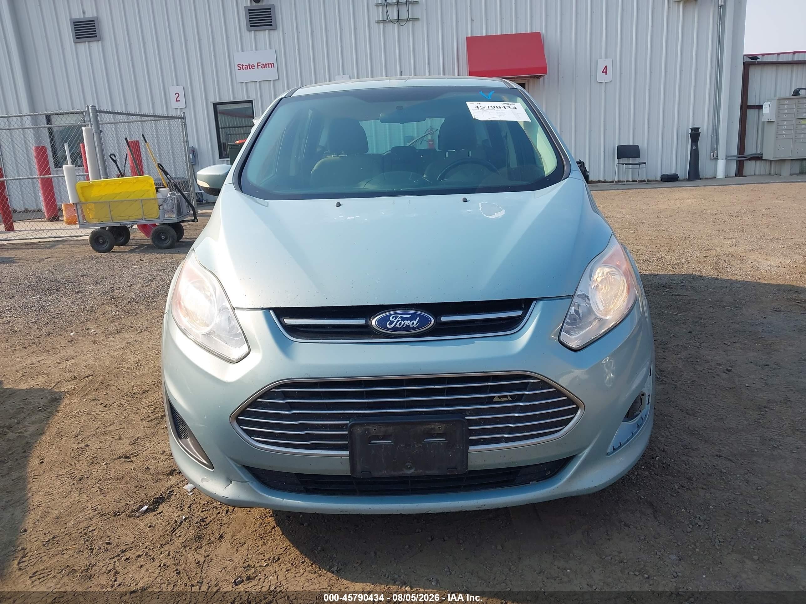2013 Ford C-max Hybrid Se Light Blue vin: 1FADP5AU2DL539516