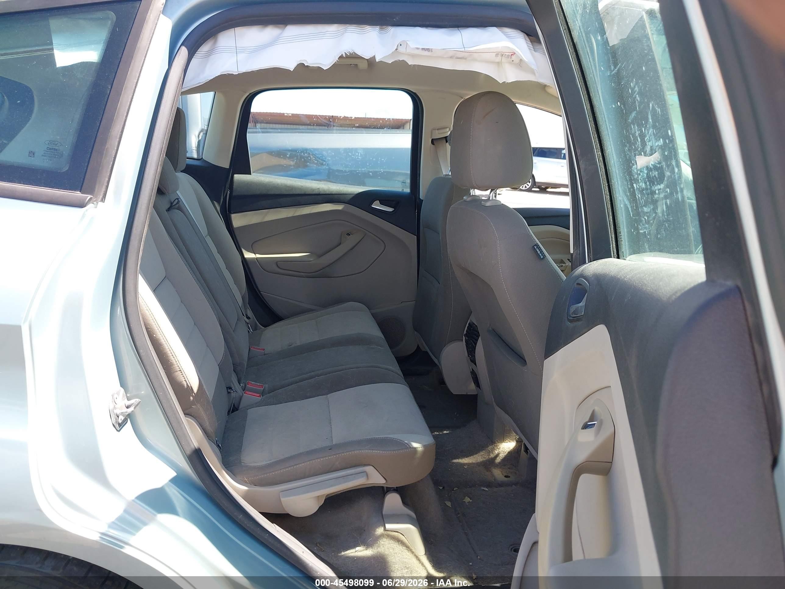 2013 Ford C-max Hybrid Se Silver vin: 1FADP5AU2DL541637
