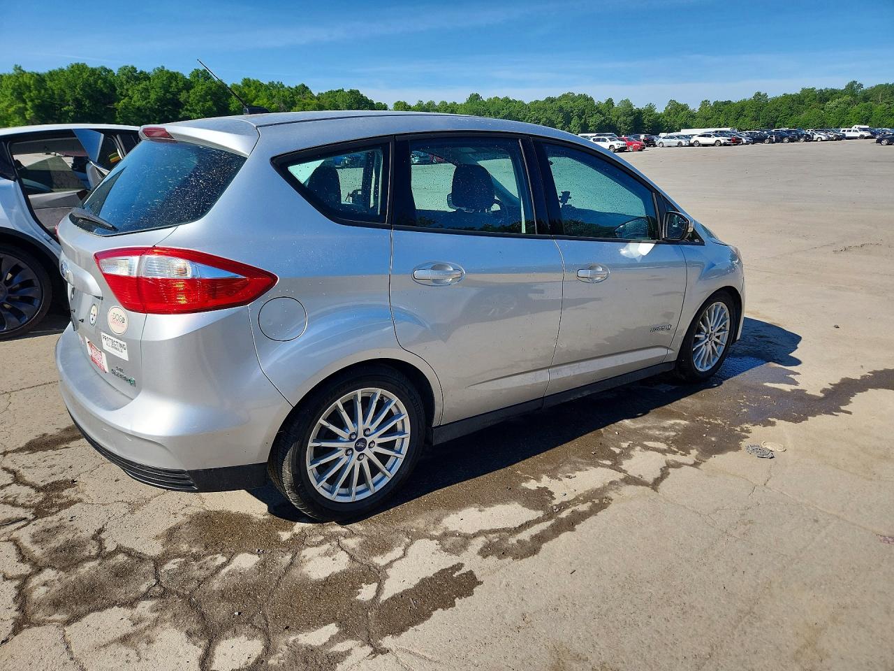 2013 Ford C-max Se Silver vin: 1FADP5AU2DL545123