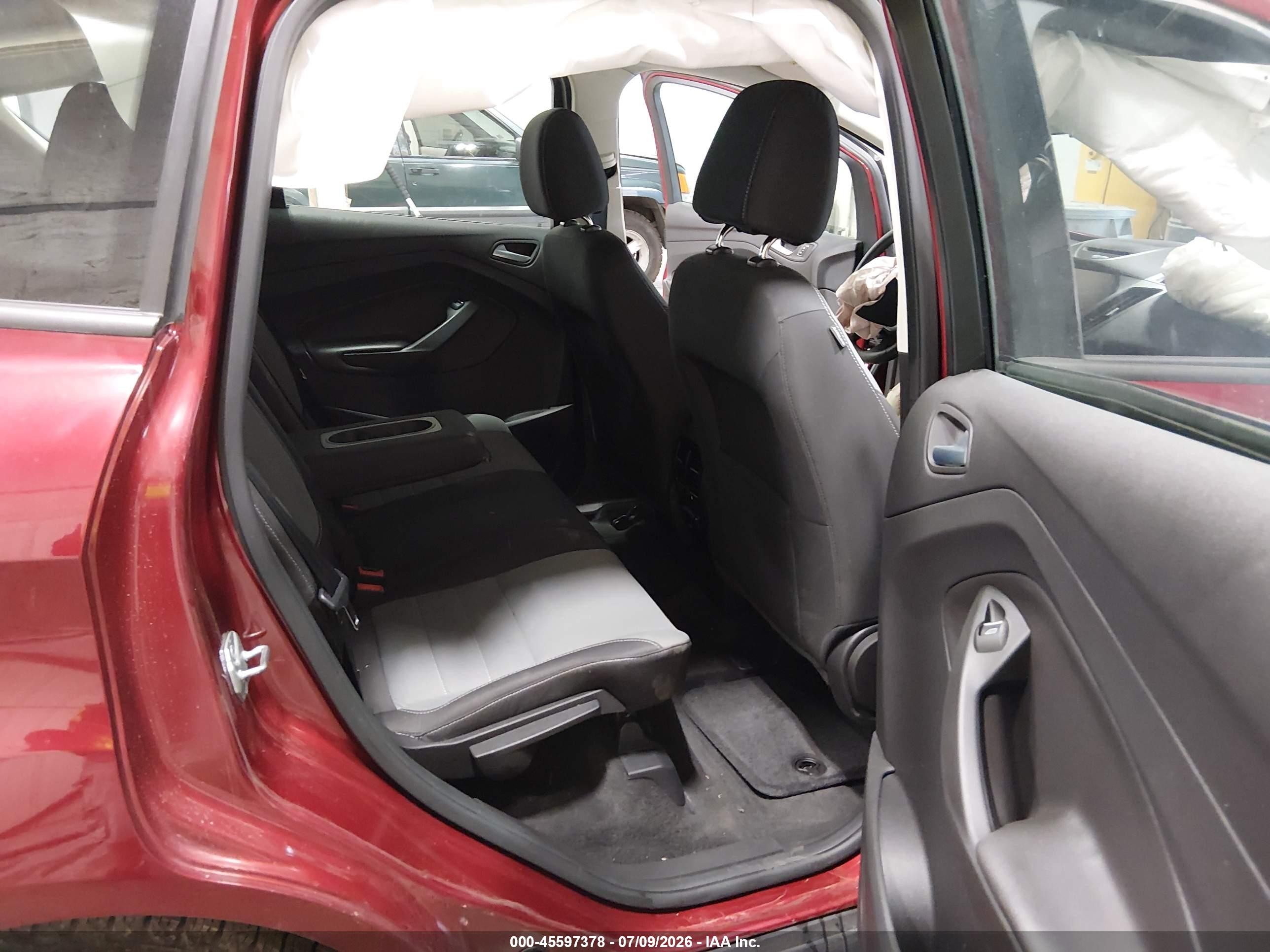 2013 Ford C-max Hybrid Se Red vin: 1FADP5AU2DL547003