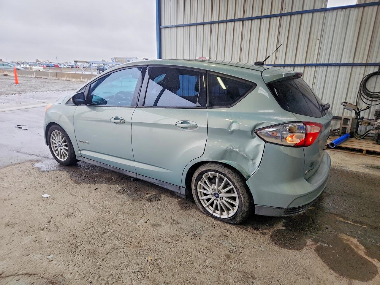 2014 Ford C-max Se Blue vin: 1FADP5AU2EL500118