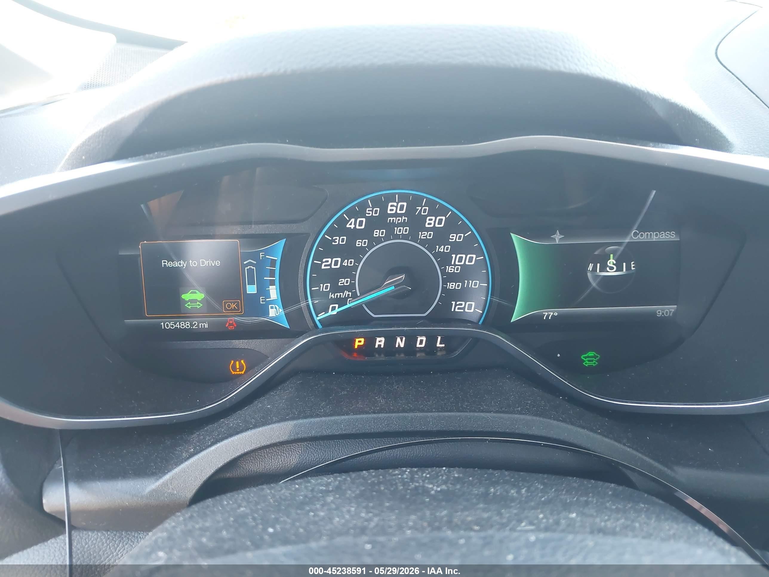 2014 Ford C-max Hybrid Se Silver vin: 1FADP5AU2EL519400