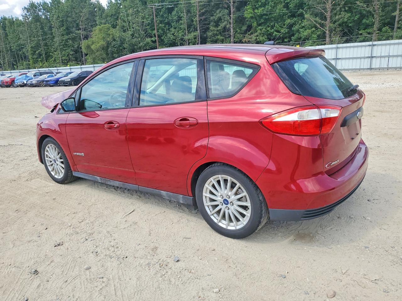 2015 Ford C-max Se Red vin: 1FADP5AU2FL100187